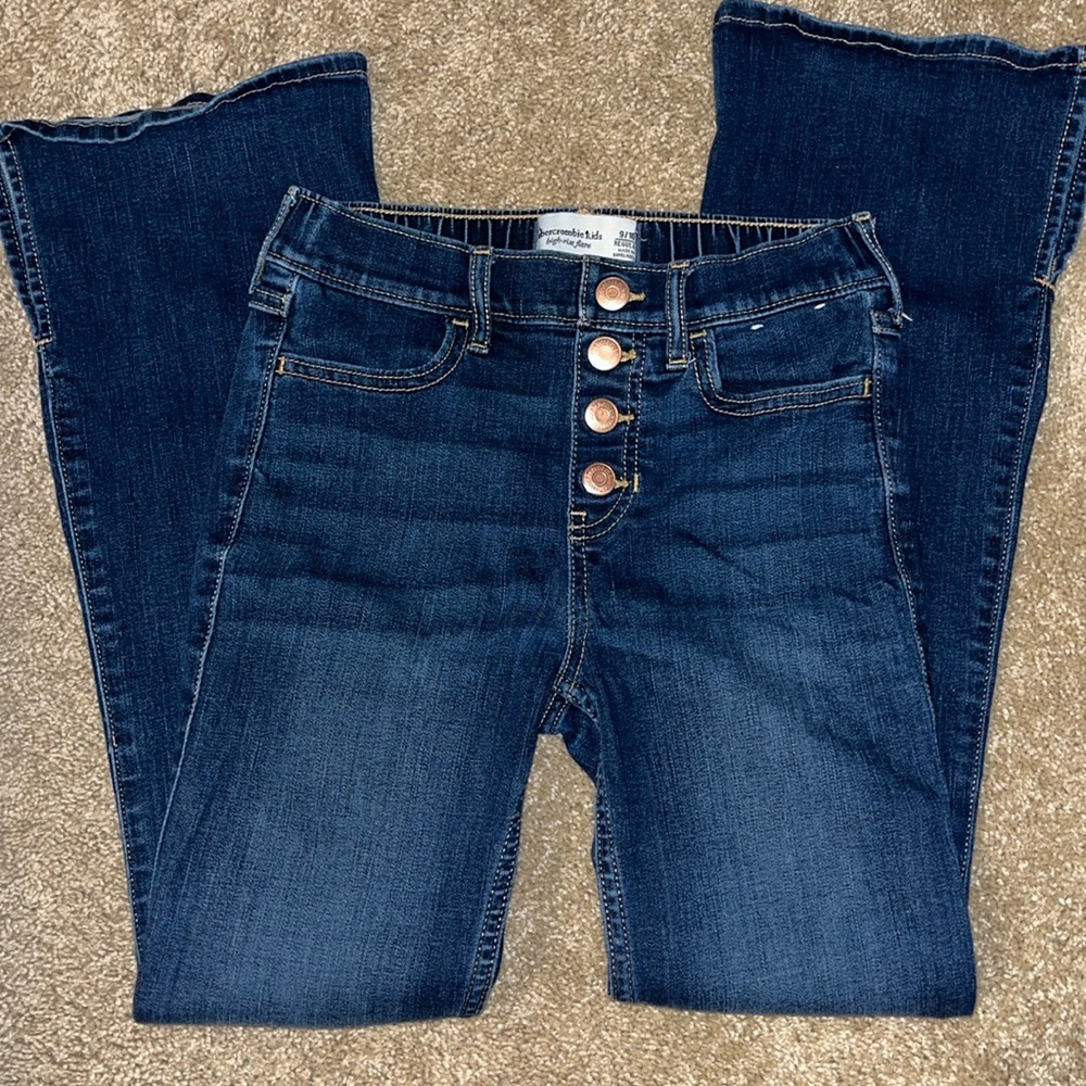 Girls Abercrombie Kids Flare Jeans